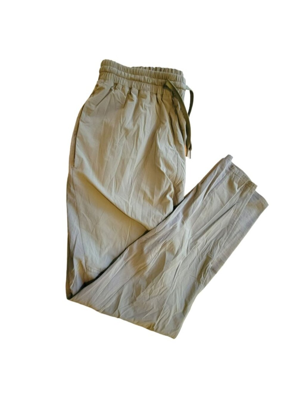 Outdoor Voices Woman's Pants Size Large Olive Green Drawstring Waist JJ3298
